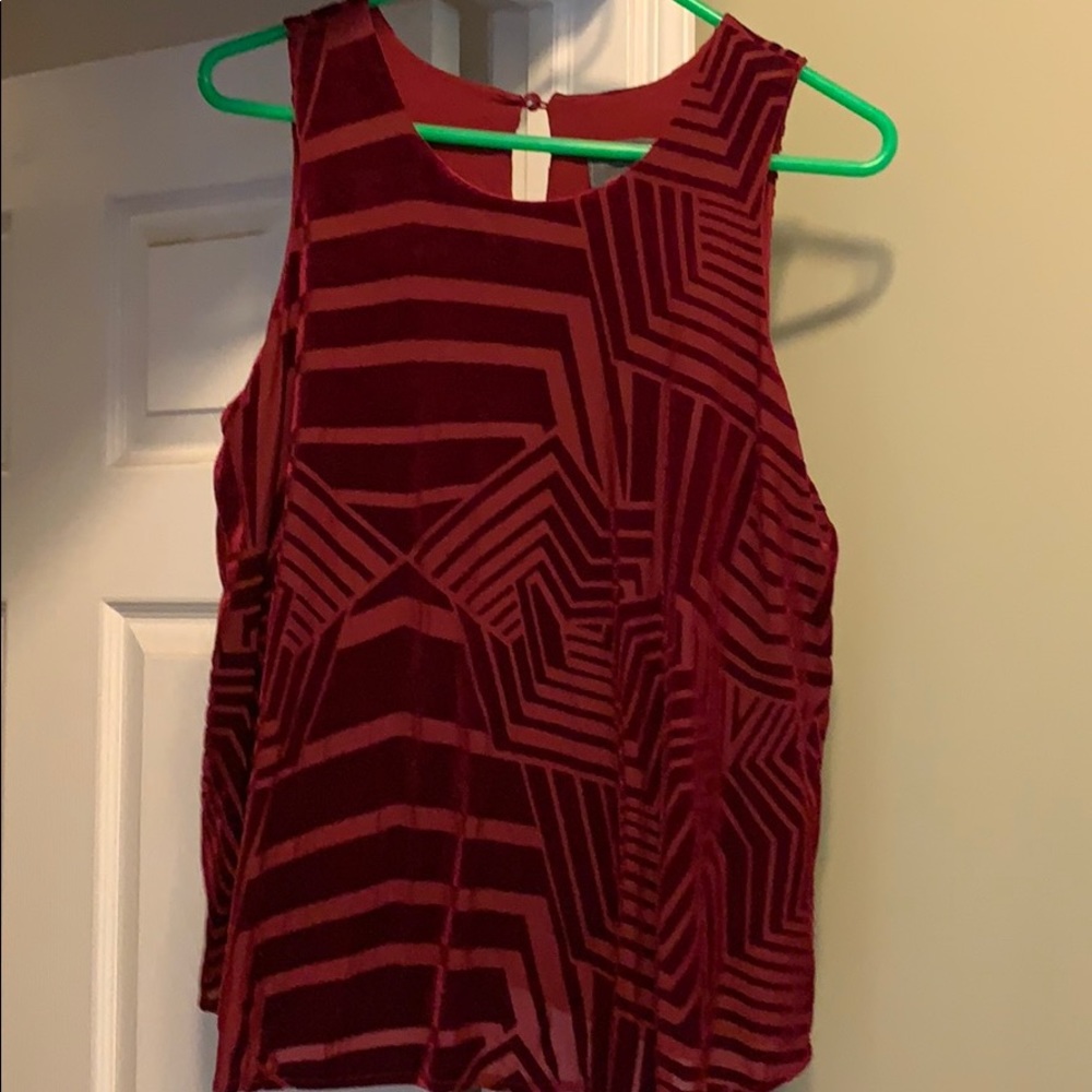 Red Anthropologie Sunday in Brooklyn shirt. Large